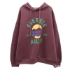 The 2022 autumn new trendy women's hooded sweatshirt, a Korean-style women's round-neck fleece printed top, is an export street stall item Item Picture